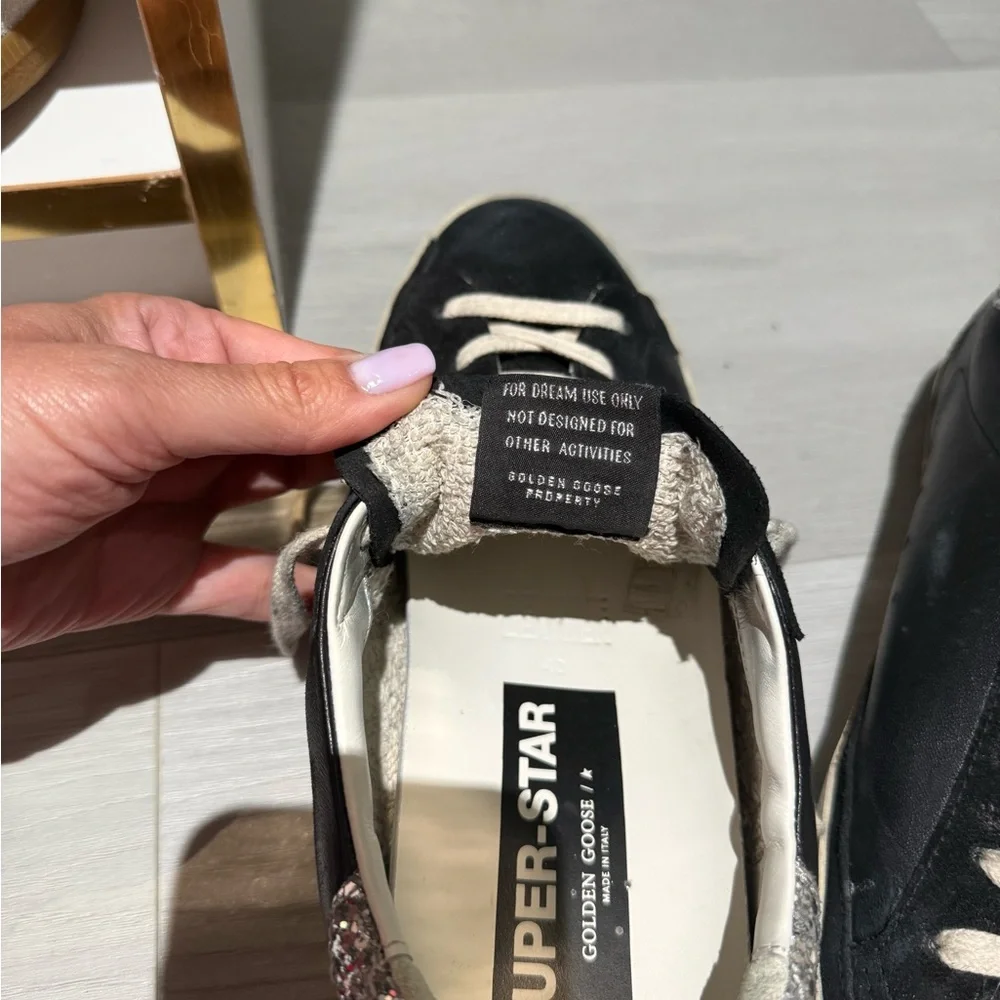 Golden Goose Black and Silver Sneakers - Picture 13 of 13
